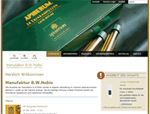 Tablet Screenshot of dr-nobis.com